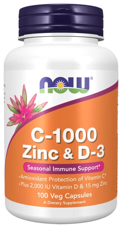 C-1000 Zinc & D-3 - 100 vcaps