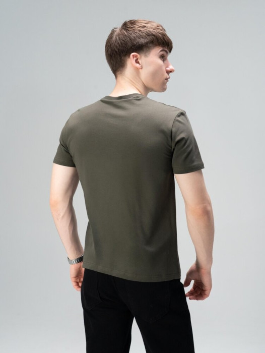 Футболка Slavni мужская повседневная хаки, Футболка Slavni Unity мужская хлопковая хаки