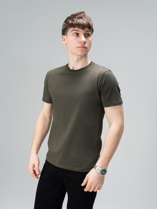 Футболка Slavni мужская повседневная хаки, Футболка Slavni Unity мужская хлопковая хаки