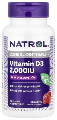Vitamin D3 2,000 IU Fast Dissolve - 90 tabs