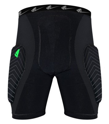 Шорти захисні спортивні UFO ATRAX SOFT PADDED SHORTS XL Black (PI02421)