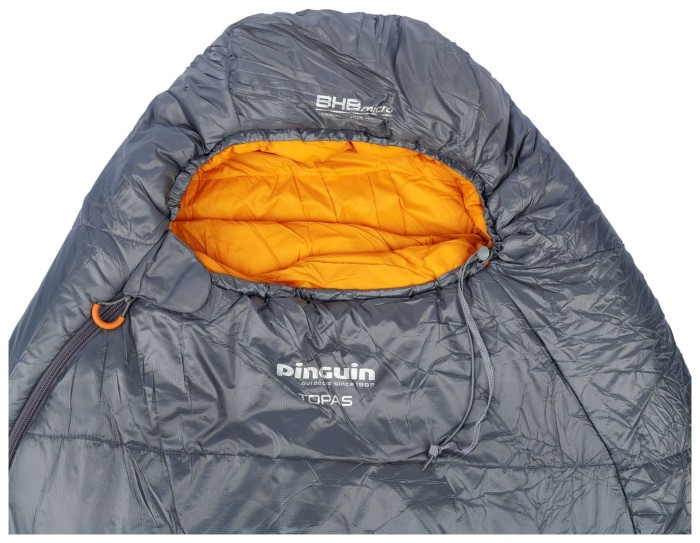 Спальный мешок Pinguin Topas (-1/-7°C), 185 см - Left Zip, Grey (PNG 231182) 2020