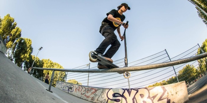 Трюковий самокат Micro MX Core Camo, укр, укр