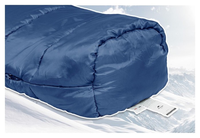 Спальник с капюшоном Naturehike MJ600 CNK2300SD014, темно-голубой