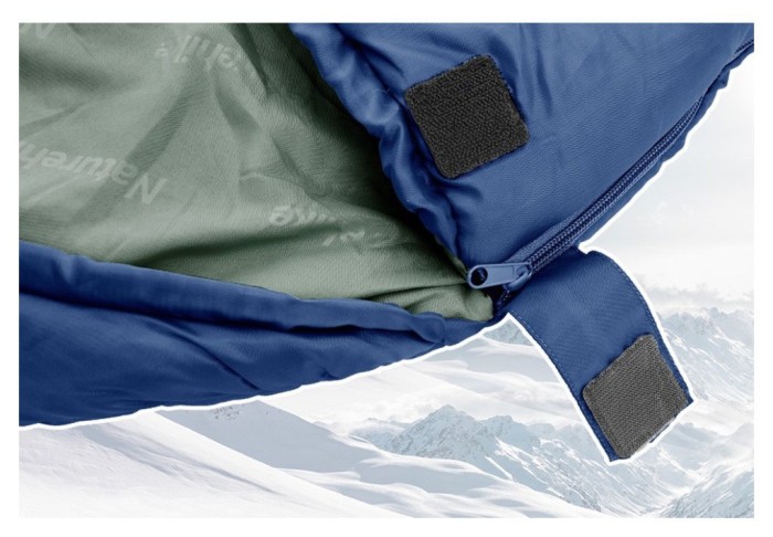 Спальник с капюшоном Naturehike MJ600 CNK2300SD014, темно-голубой