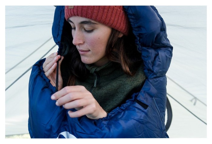 Спальник с капюшоном Naturehike MJ600 CNK2300SD014, темно-голубой