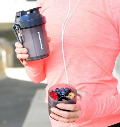Шейкер спортивний SmartShake Original2GO 600ml Black