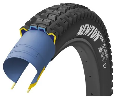 Покрышка 27.5x2.6 (66-584) GoodYear MTR Trail Tubeless Complete, Black