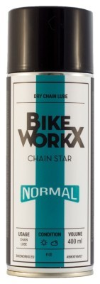 Мастило для ланцюга BikeWorkX Chain Star “normal” спрей 400 мл.
