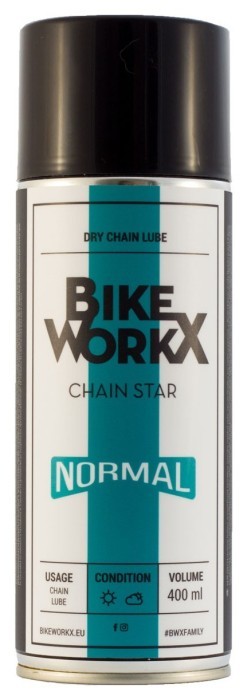 Мастило для ланцюга BikeWorkX Chain Star “normal” спрей 400 мл., укр, укр