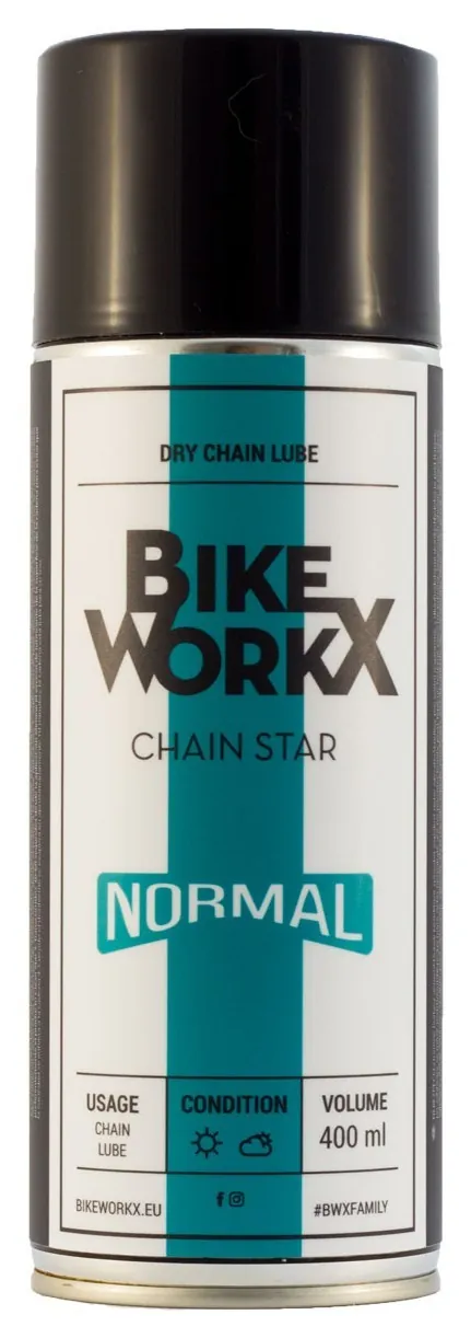Мастило для ланцюга BikeWorkX Chain Star “normal” спрей 400 мл. (OBOD_CHAINN/400)
