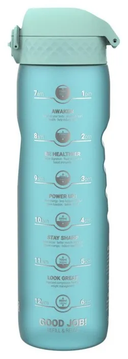 Картофель для воды ION8 1000 мл. BPA Free, Times To Drink, (ЭКО бутылка) BPA Free, Sonic Blue
