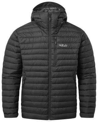Чоловічий легкий пуховик Rab Microlight Alpine Jacket, Black