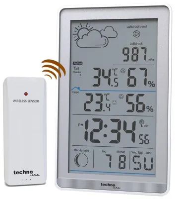 Метеостанція Technoline WS9218 Silver (WS9218)