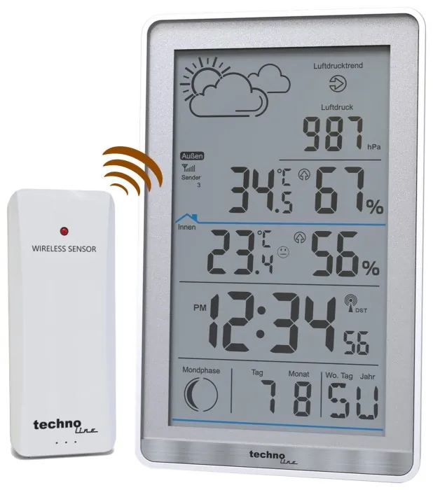 Метеостанція Technoline WS9218 Silver (WS9218)