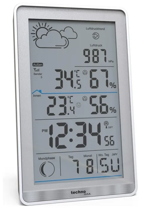 Метеостанція Technoline WS9218 Silver (WS9218)