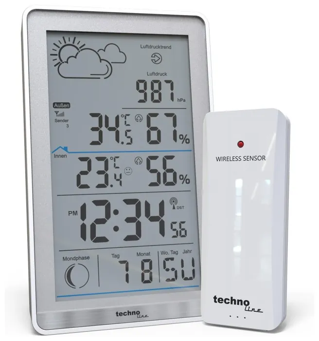 Метеостанція Technoline WS9218 Silver (WS9218)