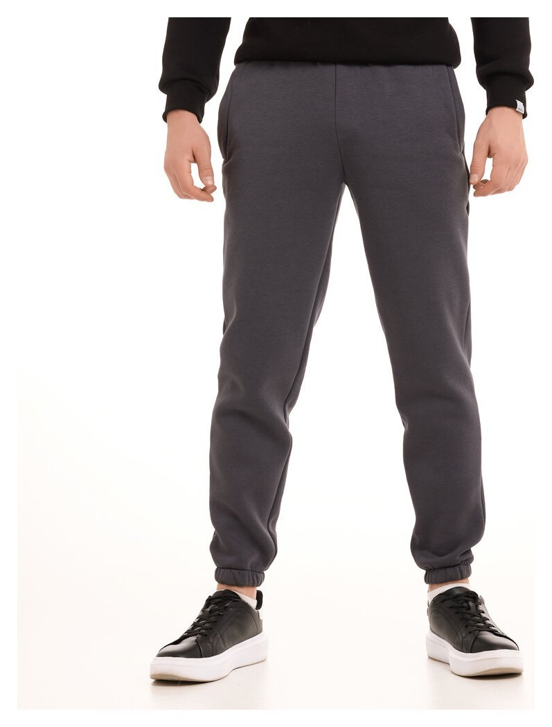Чоловічі штани джогери з кишенями темно-сірі Pobedov 007 ЗИМА, укр, укр