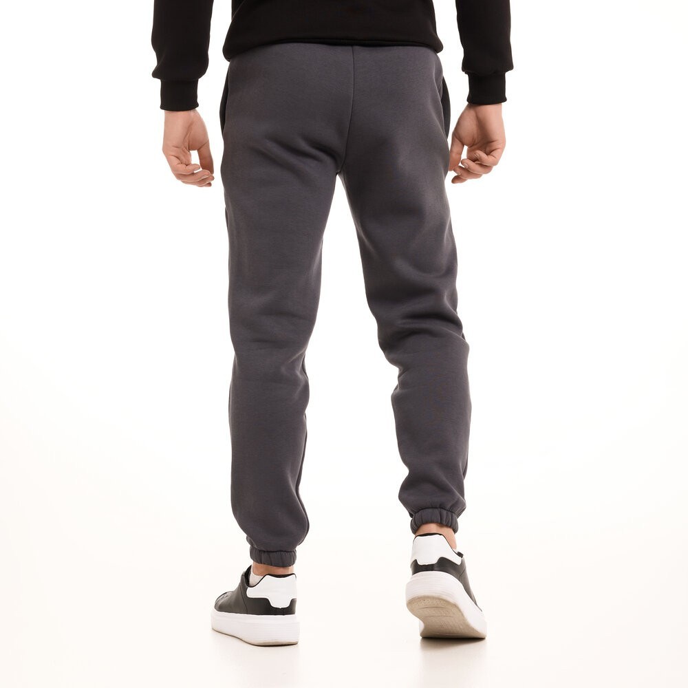 Чоловічі штани джогери з кишенями темно-сірі Pobedov 007 ЗИМА, укр, укр