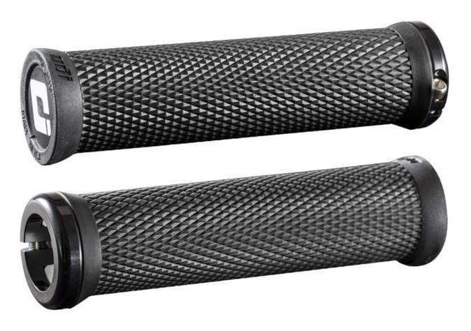 Гріпси ODI Elite Motion Black/Black w/Black clamp (чорні з чорними замками), укр, укр