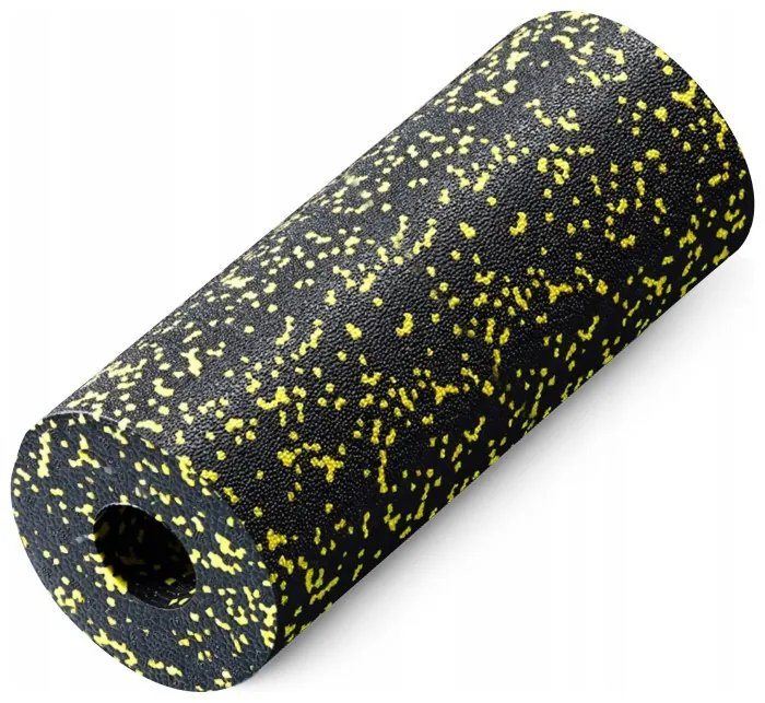 Массажный ролик 4FIZJO EPP PRO+ 33 x 14 см (валик, роллер) гладкий Black/Yellow (P-5907222931431)