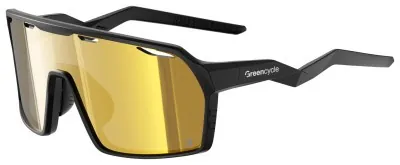 Очки Green Cycle RAYNOX с зеркальной линзой, черные