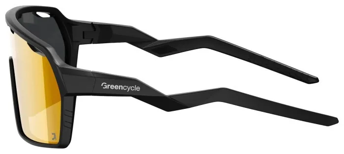 Очки Green Cycle RAYNOX с зеркальной линзой, черные