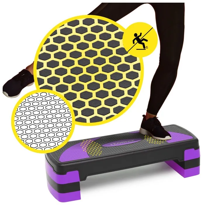 Степь-платформа 3-ступенчатая Cornix 78 х 29 х 10-20 см XR-0183 Black/Purple
