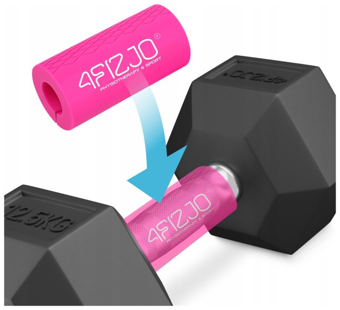 Розширювальні накладки на гриф 4FIZJO Fat Grip 2 шт силіконові Pink (P-5905973404334)