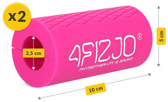 Розширювальні накладки на гриф 4FIZJO Fat Grip 2 шт силіконові Pink (P-5905973404334)