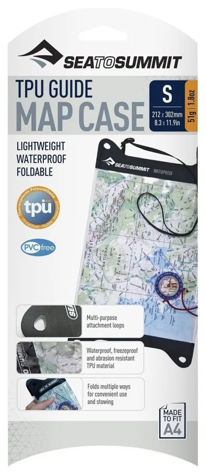 Гермочехол для карти TPU Guide Map Case Black, 30.5 х 21 см від Sea to Summit (SHM_STS AMAPTPUS)