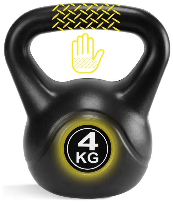 Гиря вінілова Cornix 4 кг XR-0429 Black