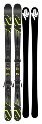 Ліжі гірські (комплект) K2 KONIC 78+M3 10 COMPACT QUIKCLIK 177см Grey/black/green (10C0008.242.1+10C1007.142.1) V