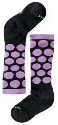 Шкарпетки для дівчаток Smartwool Wintersport All Over Dots Charcoal
