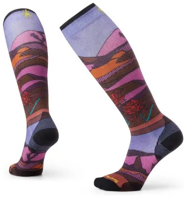 Носки женские Smartwool Wm's Ski Zero Cushion Floral Field Print OTC, Picante, M