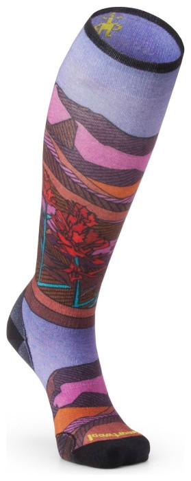 Носки женские Smartwool Wm's Ski Zero Cushion Floral Field Print OTC, Picante, M