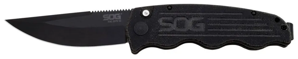 Розкладний ніж SOG Tac Ops, Black Micarta (SHM_SOG TO1011-BX)