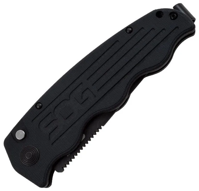 Розкладний ніж SOG Tac Ops, Black Micarta