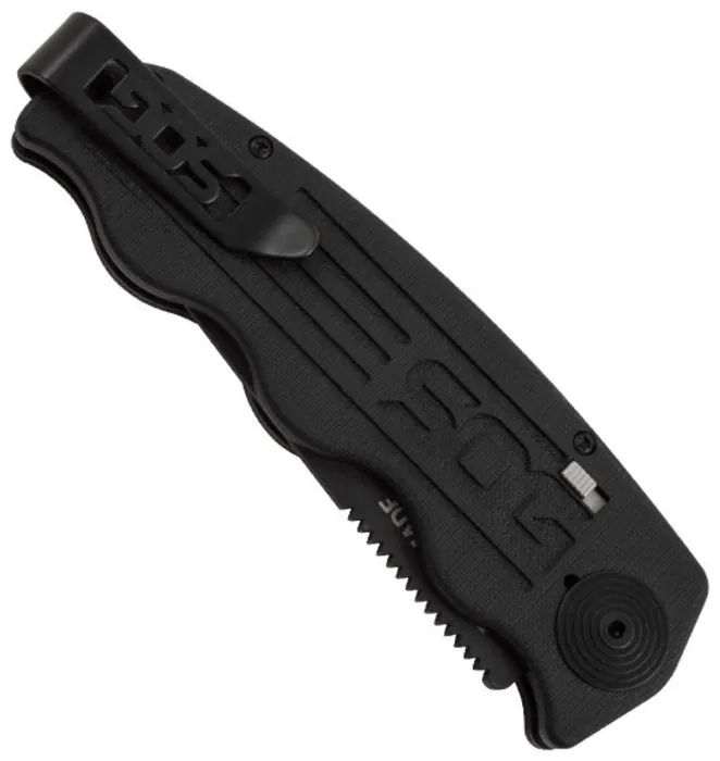 Розкладний ніж SOG Tac Ops, Black Micarta