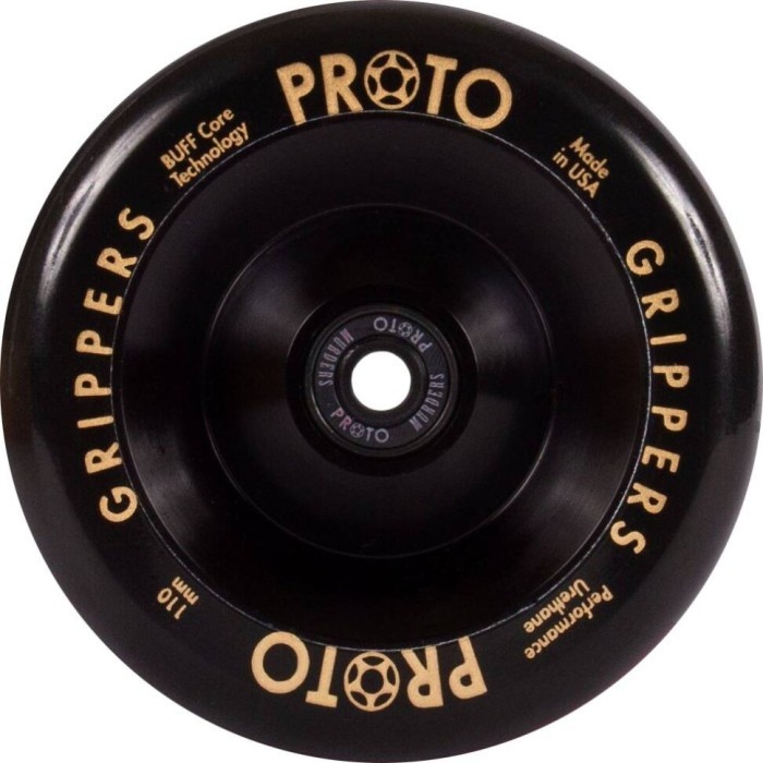 Колеса для трюкового самоката Proto Full Core Gripper Pro Scooter Wheels 2-Pack 110mm - Black