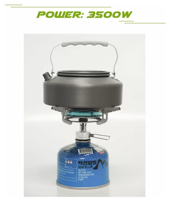 Горелка газовая Starcamp 3500W HX-CS06A silver
