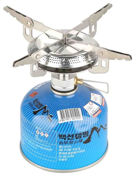 Горелка газовая Starcamp 3500W HX-CS06A silver