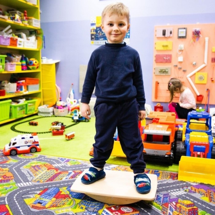 Балансировочная доска Бильгоу для детей от 1 года (50х33 см)