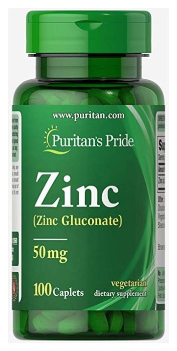 Zinc 50 mg - 100 Caplets
