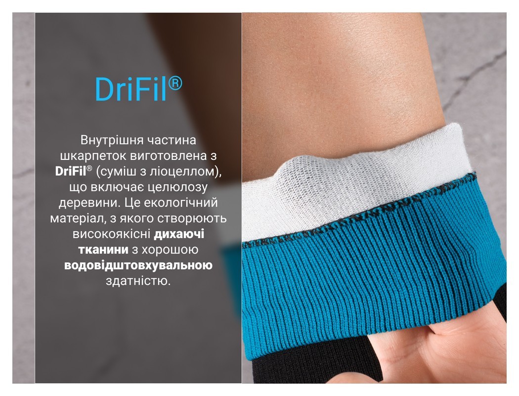 Носки водонепроницаемые Dexshell Running Lite, р-р XL, голубые