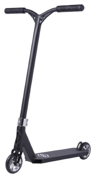 Трюковий самокат Striker Lux Pro Black Chrome, укр
