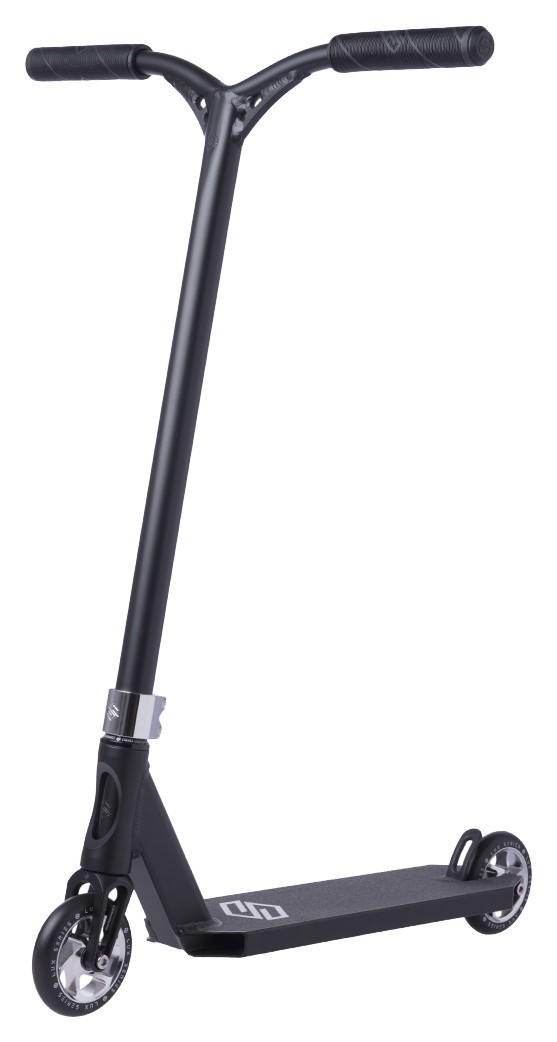 Трюковий самокат Striker Lux Pro Black Chrome, укр, укр