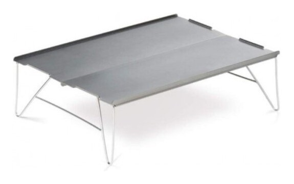 Стол раскладной алюминиевый для пикника Naturehike NH17Z001-L, 34х25 см, серый