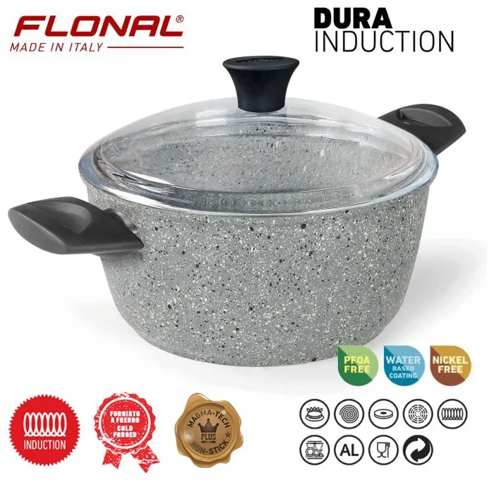 Каструля Flonal Dura Induction 4,3 л з кришкою (DUICV2430)