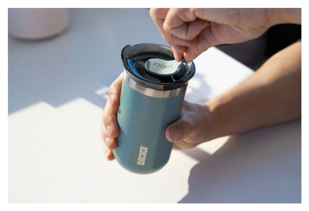 Термокухоль Wacaco Octaroma Lungo 300 мл, блакитний